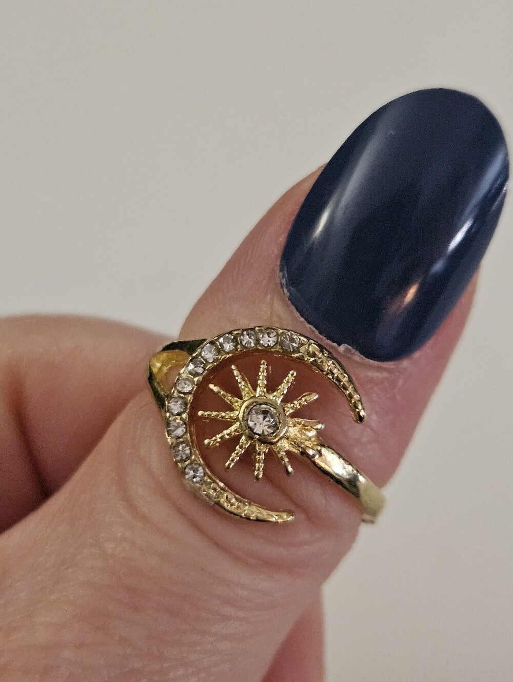 Golden Crescent Ring – Flawed